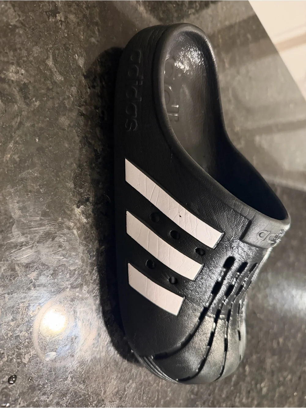 adidas slip clogs